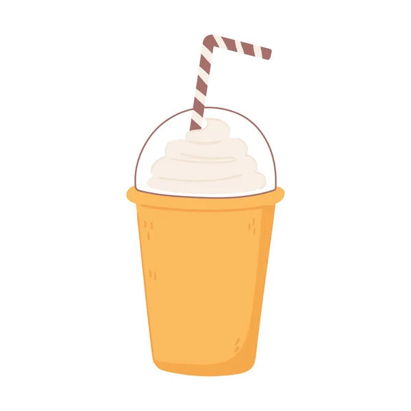 Frappe Kaffeetasse — Stockvektor