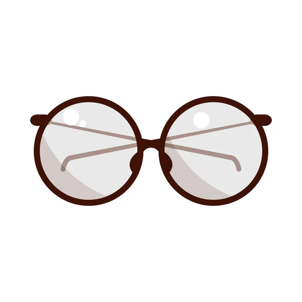 Round glasses vintage — Stockvector