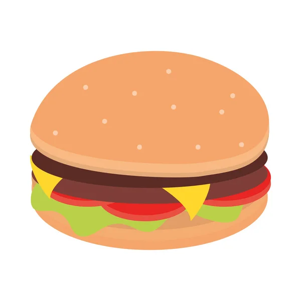 Gyorskaja burger — Stock Vector