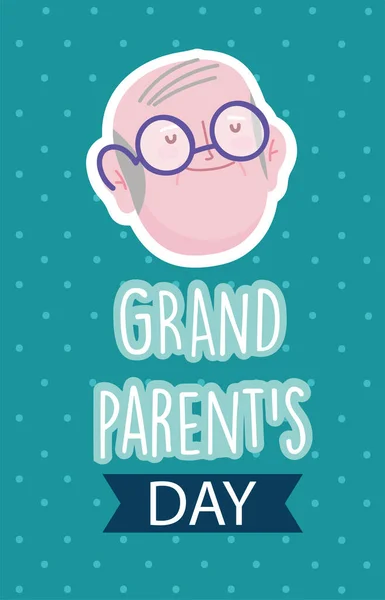 Grandparents day card — Stock Vector