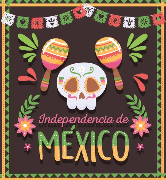 Mexico independence day — Stock Vector