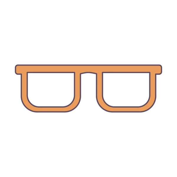 Óculos quadro óptico — Vetor de Stock
