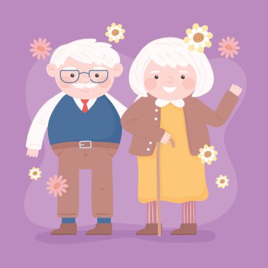 tatlı yaşlı çift