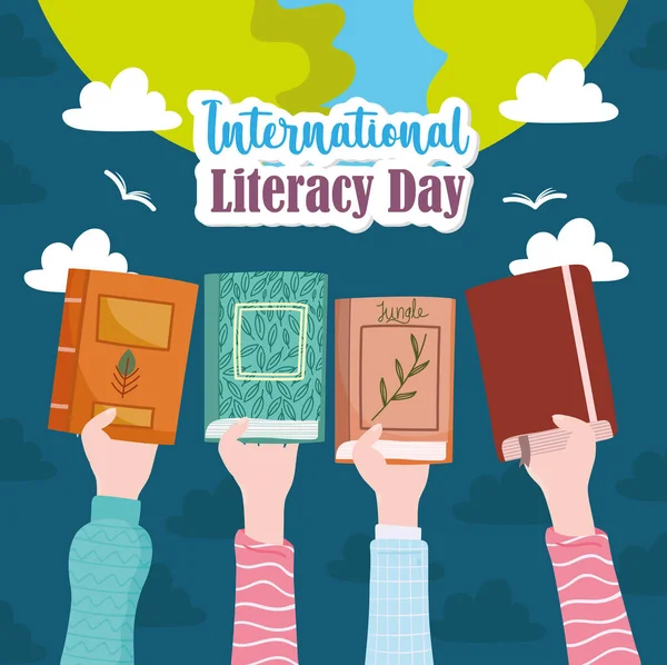 International literacy day — Stock Vector