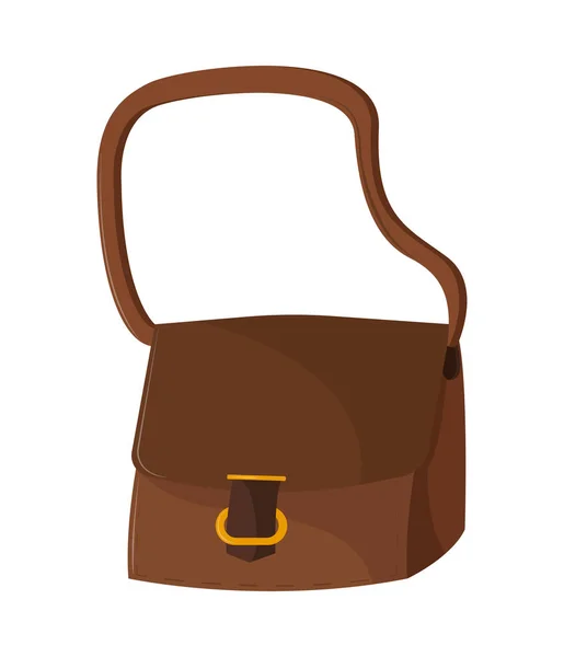 Bolso de cuero estilo — Archivo Imágenes Vectoriales