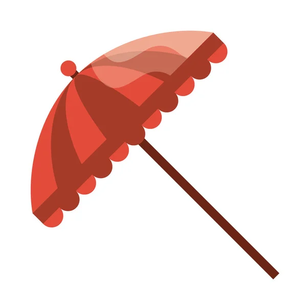 개방 된 우산 보호 — 스톡 벡터