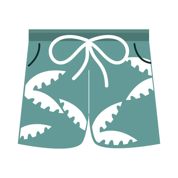 Pantalones cortos con hojas — Archivo Imágenes Vectoriales