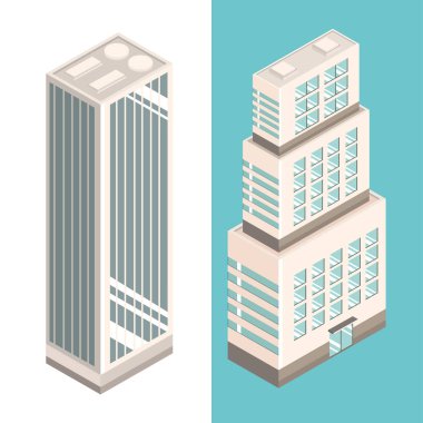 İzometrik gökdelenler inşa ediliyor