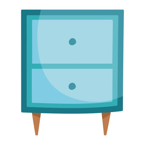 Zásuvky dekorace nábytku — Stockový vektor