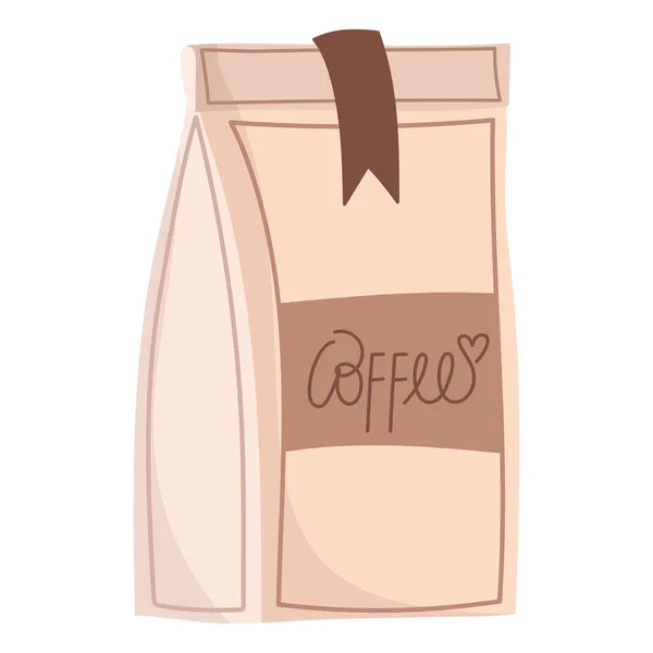 Paquete de café producto — Vector de stock