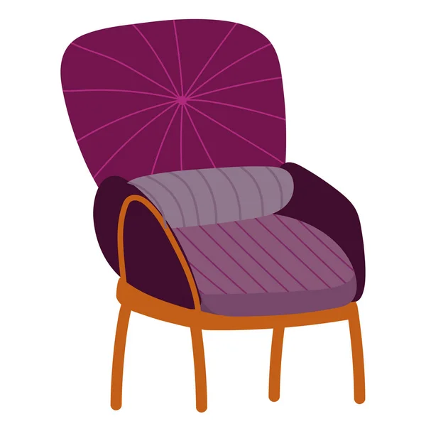 扶手椅靠垫家具 — 图库矢量图片