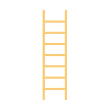 merdiven aracı düz simgesi