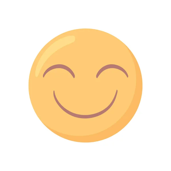 Emoticonos sonrisa cara — Archivo Imágenes Vectoriales