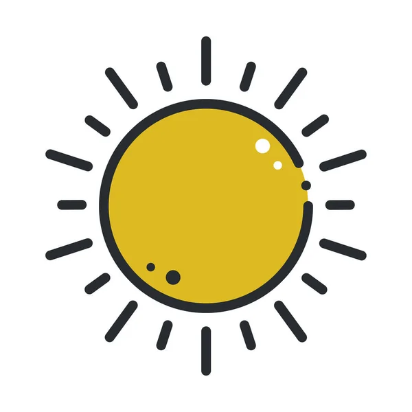 太阳天气图标 — 图库矢量图片