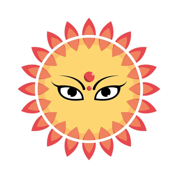 Durga hindu字符 — 图库矢量图片