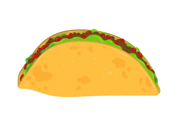 Taco kuchni meksykańskiej — Wektor stockowy