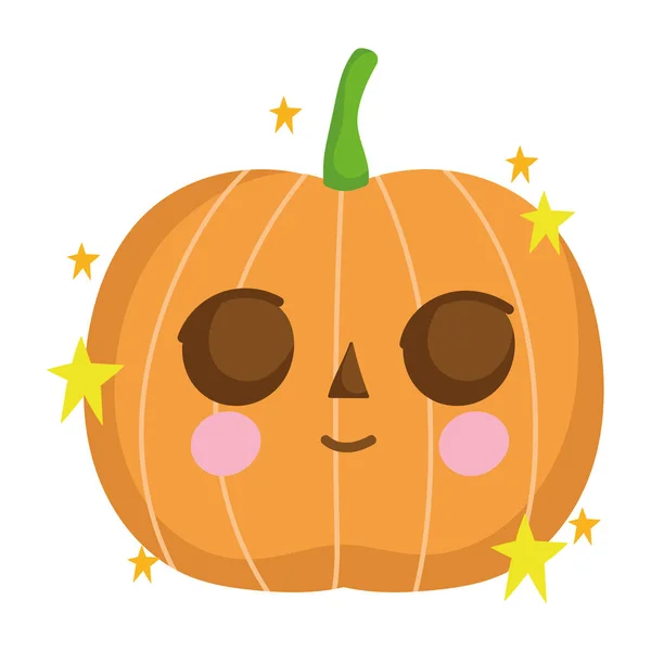 Halloween citrouille heureuse — Image vectorielle