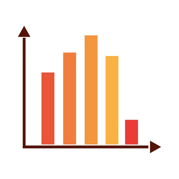 Üzleti pénzügyi diagram — Stock Vector