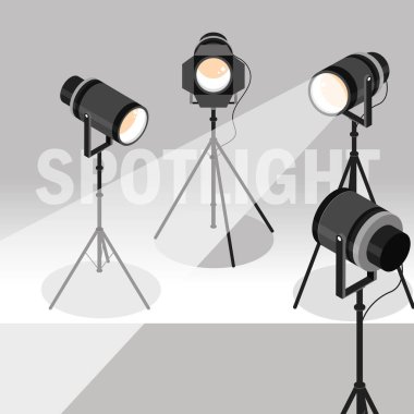 Stüdyo ışıkları tripoda