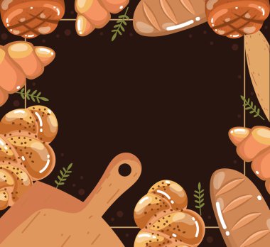 taze ekmek arka plan