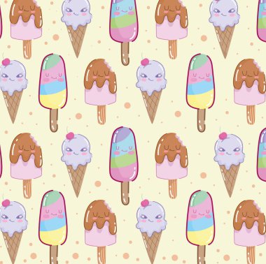 arka plan komik dondurmalar