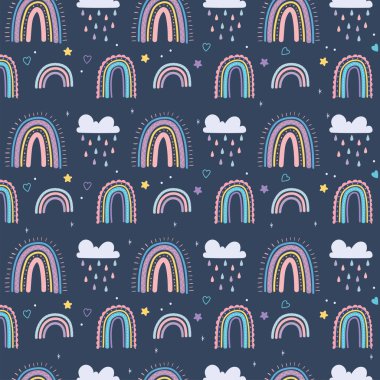 gökkuşağı yağmur damlaları