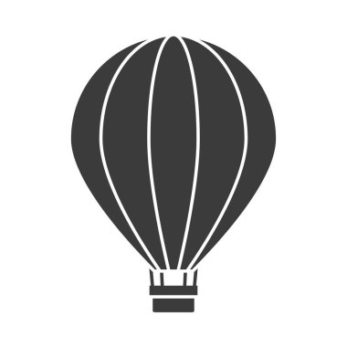 Siluet balon sıcak hava