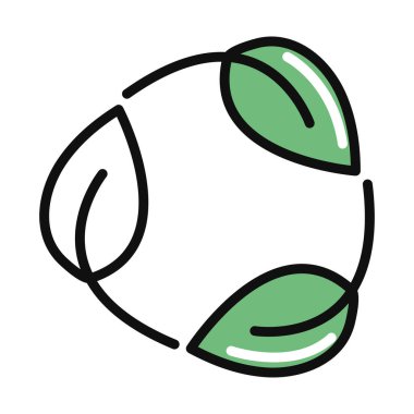 Çemberde ekoloji yaprakları