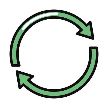 Çember içinde ekoloji okları