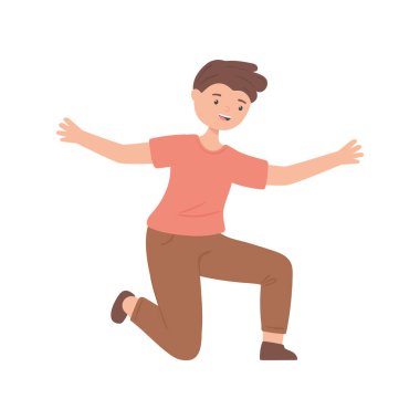 genç adam kollarını