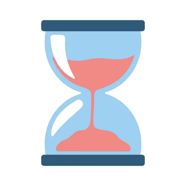 Hourglass time cartoon — Stock Vector