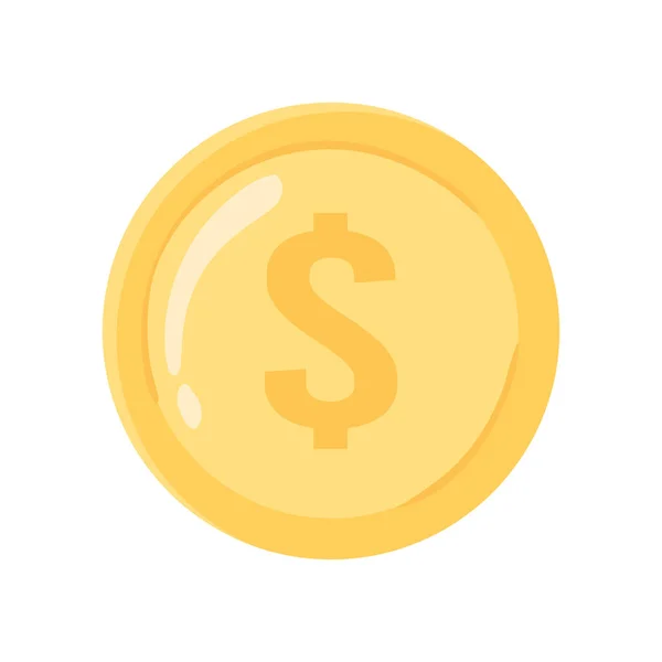 Μετρητά χρήματα νόμισμα — Διανυσματικό Αρχείο