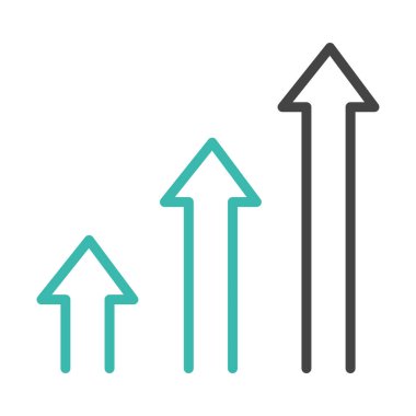 yukarı doğru ok yönü