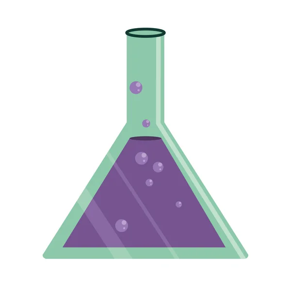 Chemisches Reagenzglas — Stockvektor