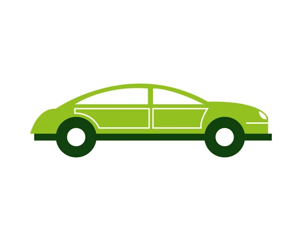 Grön biltransport — Stock vektor