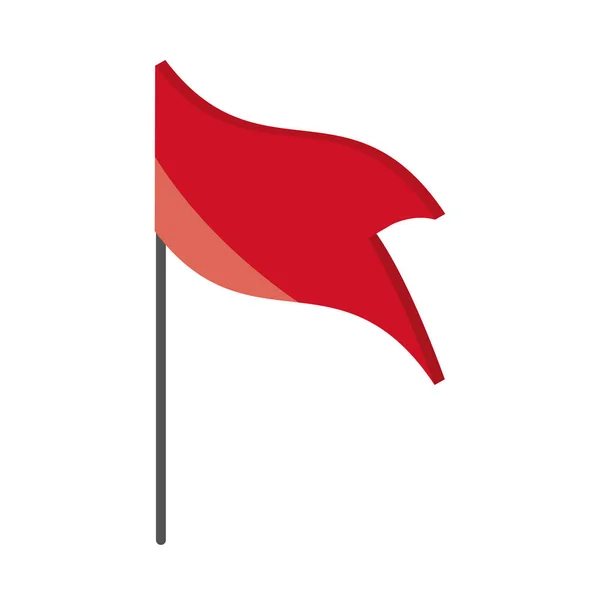 Gps işaretleyici bayrağı — Stok Vektör