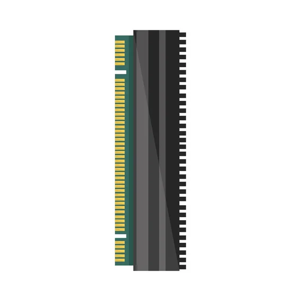 Circuito del microchip del ordenador — Archivo Imágenes Vectoriales