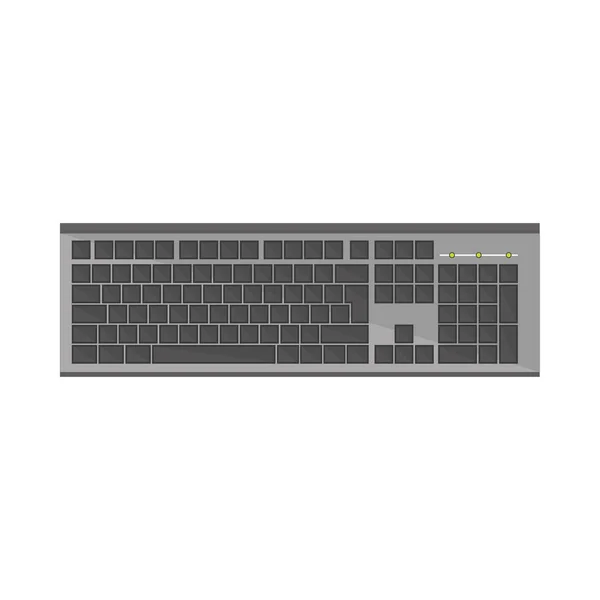 Teclado ordenador hardware — Vector de stock