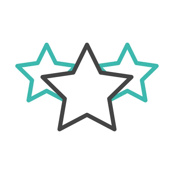 Sterne-Bewertung Favorit — Stockvektor