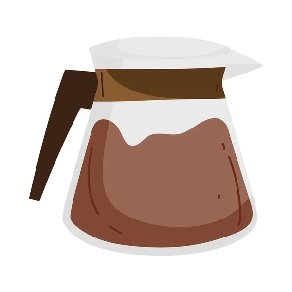 Icono de la cafetera — Vector de stock