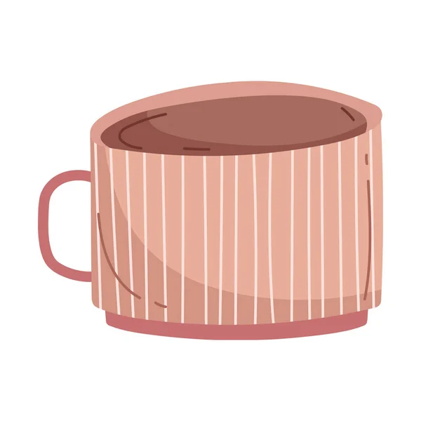 咖啡杯平面图标 — 图库矢量图片