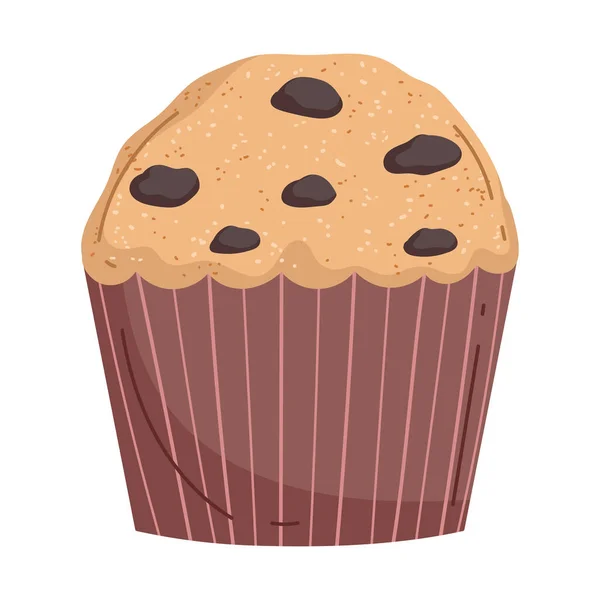 Słodkie ciasto babeczkowe — Wektor stockowy