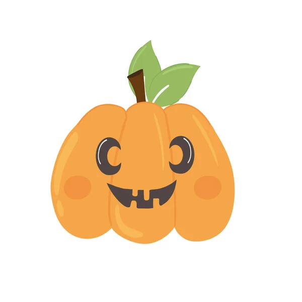 Happy cartoon pumpkin — Stock Vector