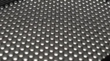 Profesyonel film yapımında kullanılmak üzere LED panelini kapat