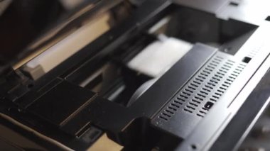 The print head works in accelerated shooting