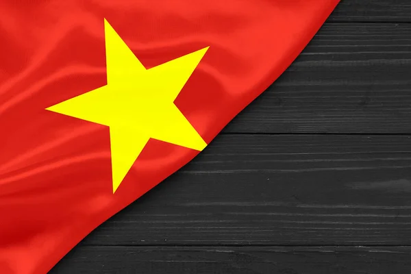 Vlag Van Vietnam Plaats Voor Tekst Omgaan Ruimte — Stockfoto