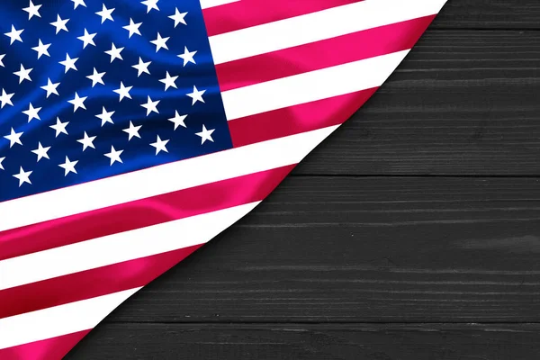Flag Usa Place Text Capacsion Space — 스톡 사진