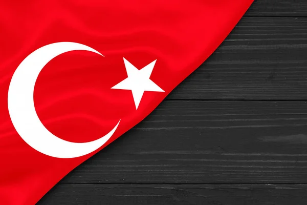 Bandeira Turquia Lugar Para Espaço Texto Lidar — Fotografia de Stock