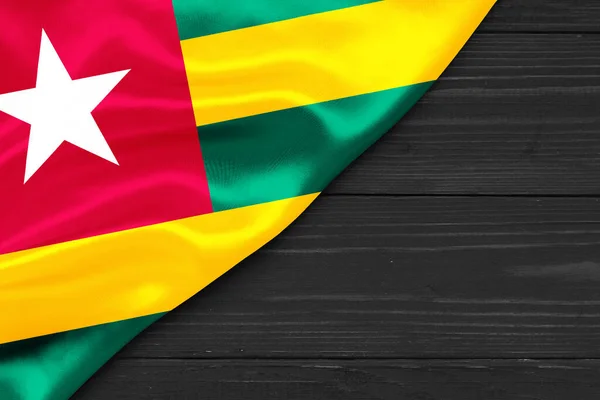Vlag Van Togo Plaats Voor Tekst Omgaan Ruimte — Stockfoto