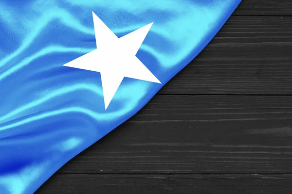 Vlag Van Somalië Plaats Voor Tekst Omgaan Ruimte — Stockfoto